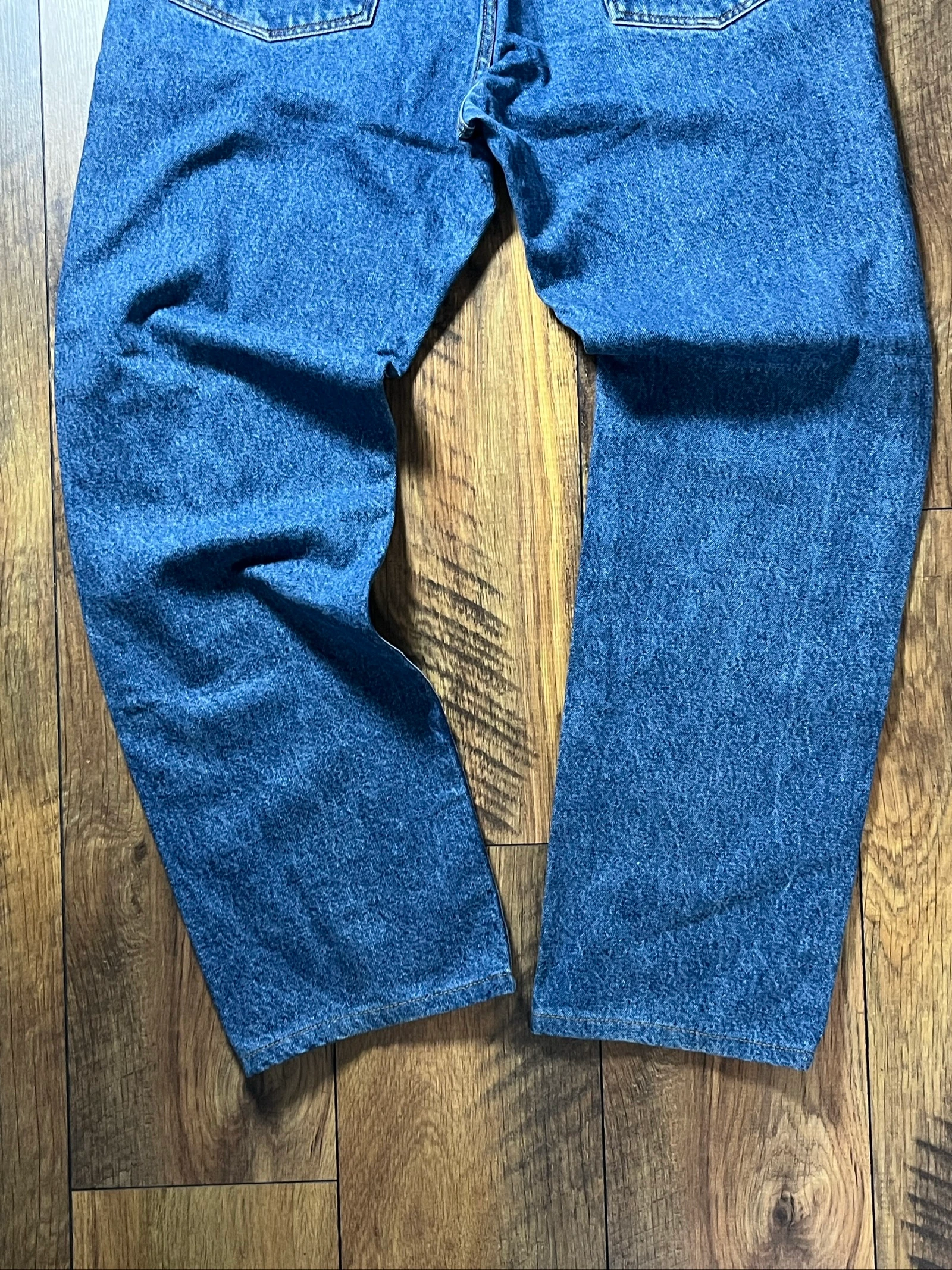Vintage washed blue straight cut jeans classic fit - WoMack - size 46 - very good condition – photo 8